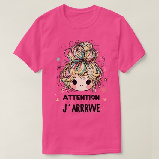 Maternelle Enfant Attention La Maternelle Jarrier T-shirt (Design voorkant)