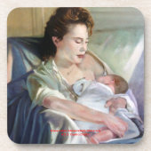 Maternidad/Maternidade/moederschap Bier Onderzetter (Voorkant)