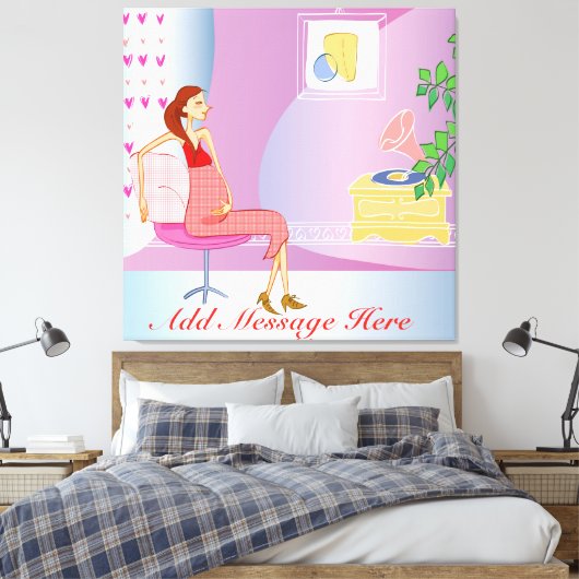 Maternity Mom Wrapped Canvas (Insitu (Slaapkamer))
