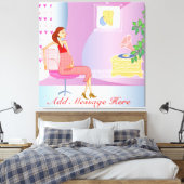 Maternity Mom Wrapped Canvas Afdruk (Insitu (Slaapkamer))