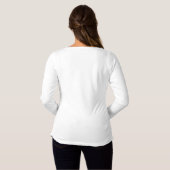 MATERNITY SHIRT "Cute PEEK-A-BOO Baby" (Achterkant volledig)