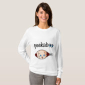 MATERNITY SHIRT "Cute PEEK-A-BOO Baby" (Voorkant volledig)