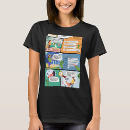 Maternity Technology AI Comics Vrouw T-shirt