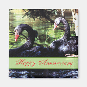 Mates for Life Black Swans Jubileum Magnet