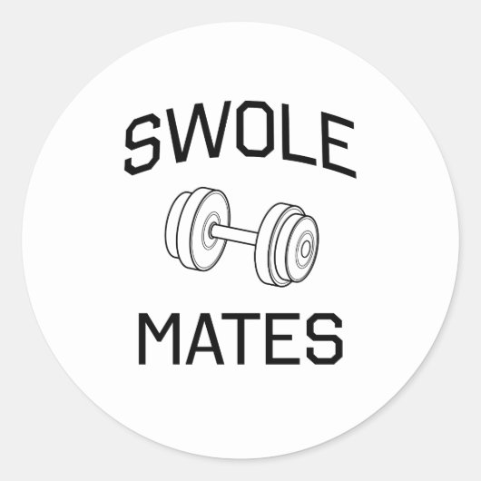 Mates Ronde Sticker (Voorkant)