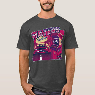 Mateus Persoonlijke Vintage Gamer 80s 90s T-shirt