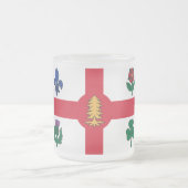 Matglas met vlag van Montreal Koffiemok (Center)