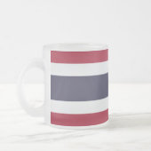 Matglas met vlag van Thailand Koffiemok (Links)