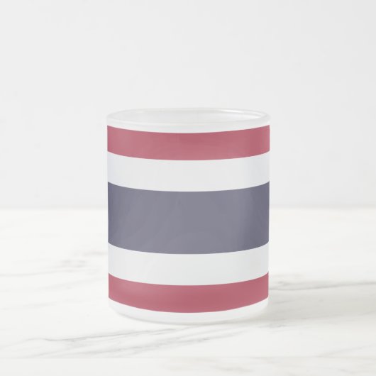 Matglas met vlag van Thailand Koffiemok (Center)