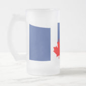 Matglas met vlag van Toronto, Canada Bierpul (Links)