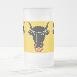 Matglas met vlag van Uri, Zwitserland Bierpul