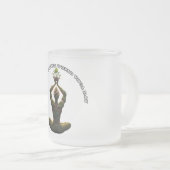 Matglas mok, 300 ml koffiemok (Voorkant rechts)