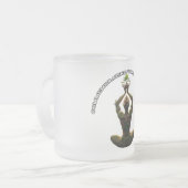 Matglas mok, 300 ml koffiemok (Voorkant links)