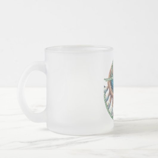 Matglas mok, 300 ml koffiemok (Links)