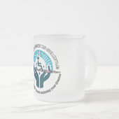 Matglas mok, 300 ml koffiemok (Voorkant rechts)