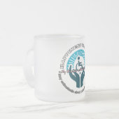 Matglas mok, 300 ml koffiemok (Voorkant links)