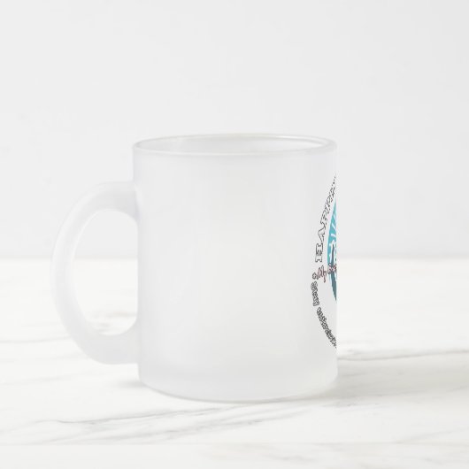 Matglas mok, 300 ml koffiemok (Links)