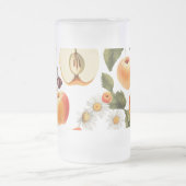 Matglas mok - Fruit waterkleurpatroon (475 ml) (Center)