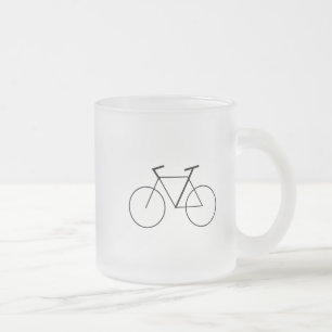 Matglas mok met schoon fietsontwerp