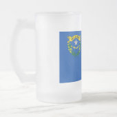Matglas mok met vlag van Nevada (Links)