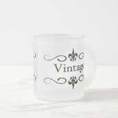 Matglas mok - Vintage (Voorkant rechts)
