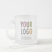 Matglazen mok 295 ml Zakelijk logo Geen minimum (Links)