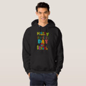 Math 100th Day of School 100 days of school teache Hoodie (Voorkant volledig)