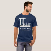 Math and Music Inspired Design T-shirt (Voorkant volledig)