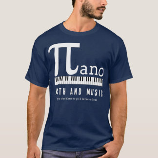 Math and Music Inspired Design T-shirt