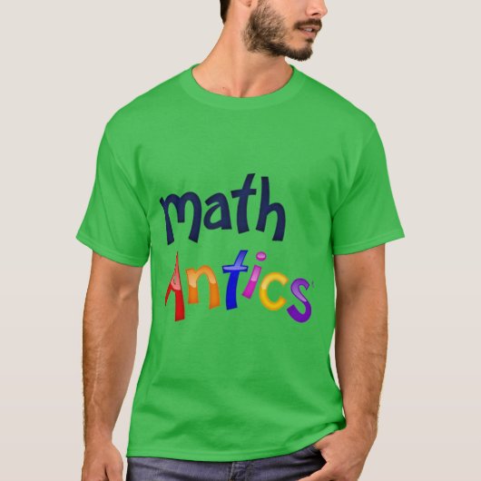 Math Antics Colorful Logo T-shirt (Voorkant)
