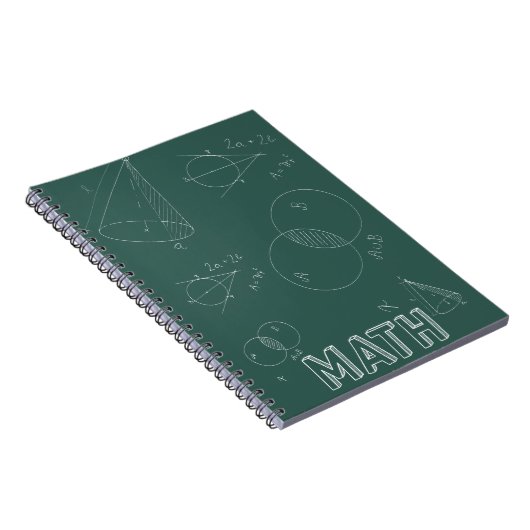 Math Back to School design Notitieboek (Rechterzijde)