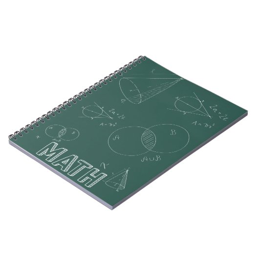 Math Back to School design Notitieboek (Linkerzijde)