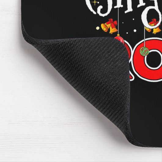 Math Christmas Jingle Bells Rock Math Funny Christ Muismat (Hoek)