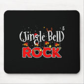 Math Christmas Jingle Bells Rock Math Funny Christ Muismat (Voorkant)