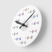 Math Clock Ronde Klok (Hoek)