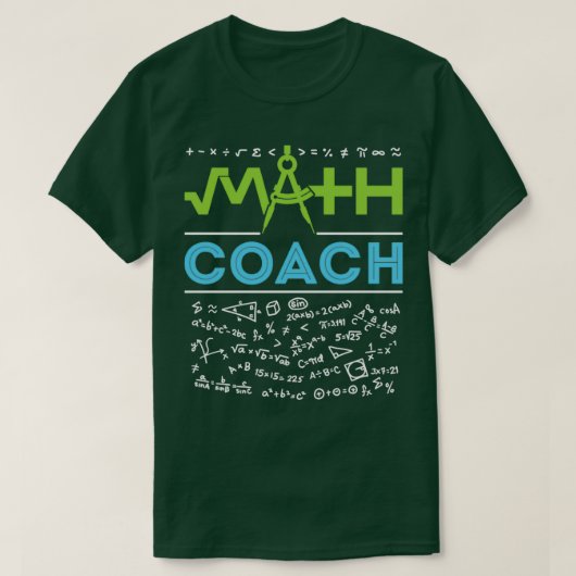 Math Coach T-shirt (Design voorkant)