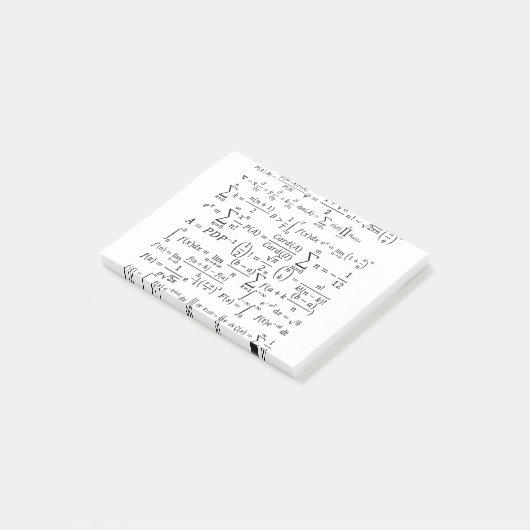 math equations and formulas post-it® notes (Schuin)