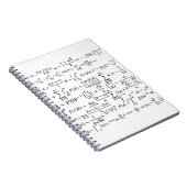 math equilibries en formua's notitieboek (Rechterzijde)