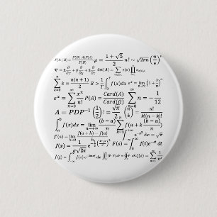 math equilibries en formua's ronde button 5,7 cm