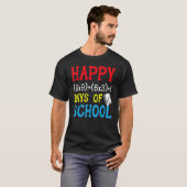 Math Formula 100 Days Of School a 100 Day Formula T-shirt (Voorkant volledig)