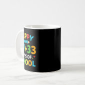 Math Formula 100 Days Of School Funny Math Teacher Koffiemok (Voorkant links)