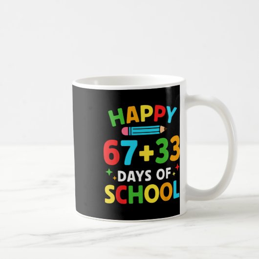 Math Formula 100 Days Of School Funny Math Teacher Koffiemok (Rechts)