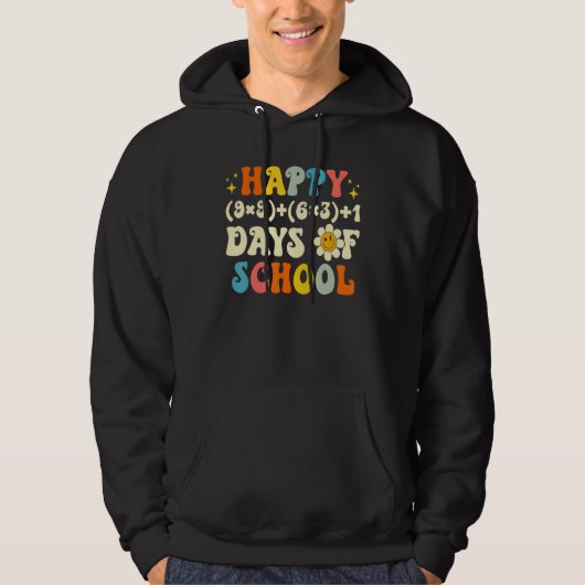 Math Formula 100 Days Of School Math Teacher 100th Hoodie (Voorkant)