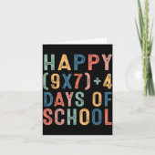 Math Formula 67 Days Of School Funny Math Teacher  Kaart (Voorkant)