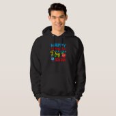 Math Formula Happy 100 Days Of School 100th Day Te Hoodie (Voorkant volledig)