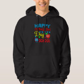 Math Formula Happy 100 Days Of School 100th Day Te Hoodie (Voorkant)