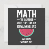 Math. Funny Math Sarcasm Quote Gift Kaart (Voorkant)
