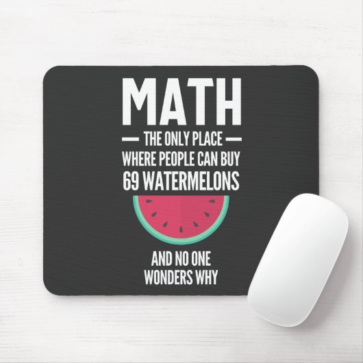 Math. Funny Math Sarcasm Quote Gift Muismat (Met muis)