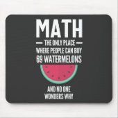 Math. Funny Math Sarcasm Quote Gift Muismat (Voorkant)
