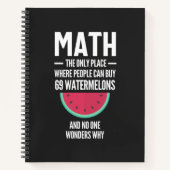 Math. Funny Math Sarcasm Quote Gift Notitieboek (Voorkant)